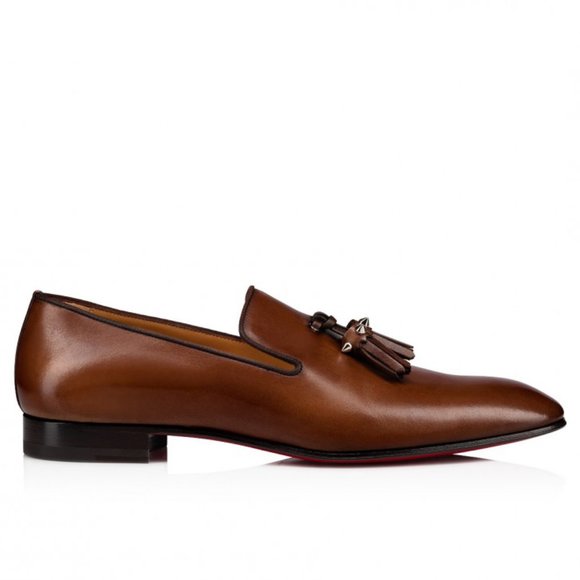 Bashwood Handmade Brown Tussle Style Loafers For Men